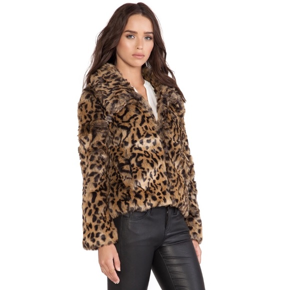 bardot leopard jacket